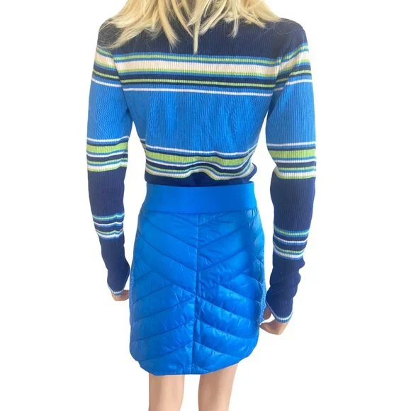 NWT Krimson Klover Carving Insulated Skirt Women's Medium MSRP$149 Blue - Picture 9 of 17